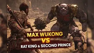 THE SECOND PRINCE & KING OF FLOWING SANDS VS MAX WUKONG | Black Myth Wukong | Ps5-4k60fps
