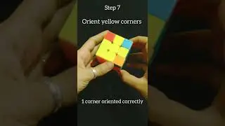 #rubikscubesolve Last and 7th step to solve Rubik's cube