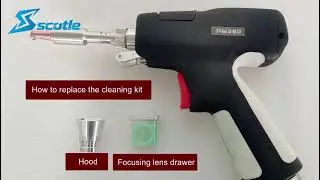 Handheld fiber laser welder system setting in different mode
