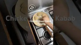 Chicken Shami Kabab + Paratha = Perfect Combo ❤️ #cookingwithanjlina #day31