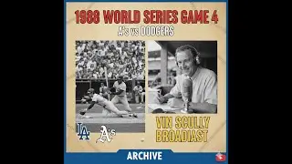 1988 World Series Game 4 | A&rsquo;s vs Dodgers | Vin Scully Broadcast | Archive