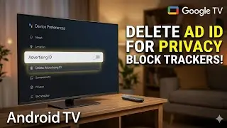 How to Delete Advertising ID for Privacy on Google TV Android TV OS 14