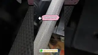 Stainless steel pipe knurled machine