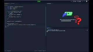 How to fix the error Start a server to see the hosted output on Replit || Webview of Express Server