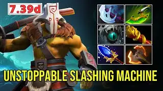 Unstoppable Slashing Machine Juggernaut - Insane Physical Damage| Dota 2 Pro Gameplay 7.39d.