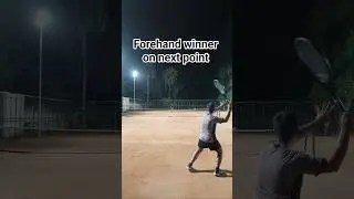 forehand winner on next point #atp500 #grandslam #tennistechnique #Melbourne