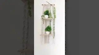 #Diy  DIY BOHO WALL SHELF  #shorts #trending #viralshorts #easydiy #howto #boho