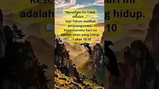KESETIAANMU HARI INI ADALAH IMAN YANG HIDUP #renungankristen #firmantuhan #storyrohanikristen