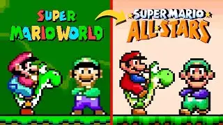 What if Super Mario World had SMB All-Stars GFX & Sprites!