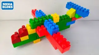 TUTORIAL How to make a Flying Ship from Mega Lego Building Blocks SATISFYING BUILDING CRAFTING DIY#6