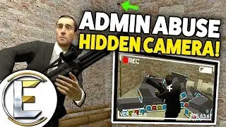 ADMIN ABUSE HIDDEN CAMERA! - Gmod DarkRP Badmin (Trap Base kill Raiders With Instant Kill Weapon)