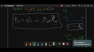 Portefeuille chapitre 2 Modele du marche : introduction partie 1