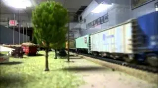 Intermountain ES44AC UP 5455 pulling a 33 car train at the JVMRRA