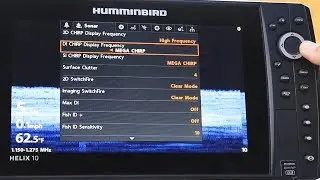 Humminbird HELIX How To: Down Imaging (DI) Frequency