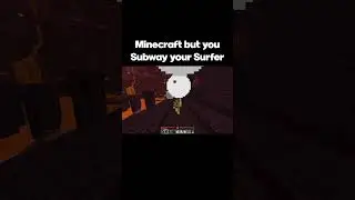 Minecraft Subway Surfers moment