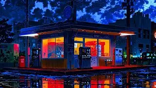 Empty Streets, Warm Lights | 8 Hours Japanese Lofi Rain for Stress Relief & Sleep & Focus