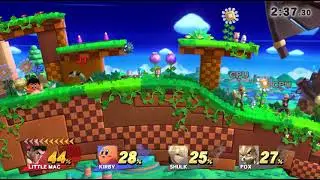 Super smash bros Wii U - Kaiden vs Maxi yolo vs CPU vs CPU Free For All