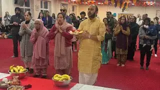 Derby Hindu Temple live Navratri Day 3 DurgaSaptshati Path recital by Acharya Dr Vivekanand Sharma