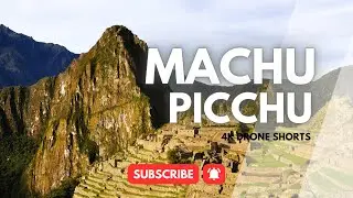 Machu Picchu Drone Shorts | Ancient Inca City Aerial View Peru