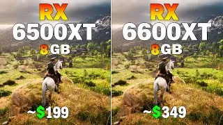 RX 6500 XT vs RX 6600 XT - Test in 8 Games