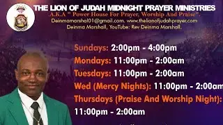 SRev. Deinma Marshall  is live!.Join Us On Our Sunday Glorious Service