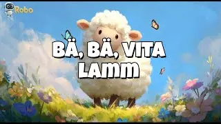 🐑 Bä bä vita lamm – Barnsång på svenska | Swedish Kids Song | Robo Music