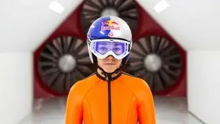 Wind Tunnel Training w/ Ski Jumper Sarah Hendrickson 2013