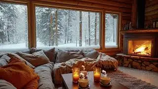 Soft Winter Light cabin Winter Jazz ☀️❄️ Relaxing Piano Harmony for Focus & Inner Peace
