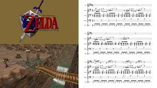 Gerudo Valley OST 🎶 Zelda Ocarina of Time 🎼 Sheet Music 🎺 Trumpet 🎸 Guitar 👏 Hand Clap - Bass