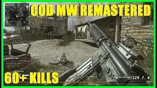 Cod Remastered - Finally played Modern warfare! | God gun M16! (60+ kills)