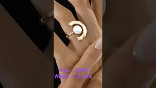 dimond gold ring design for women/dimond ring/pearls gold ring/#shortsviral #shortsfeed #shortsvideo