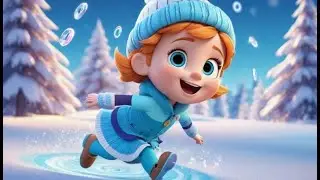 Polly Penguin Slides Fast | Cool Winter Song for Kids | Fun Arctic Rhyme for Toddlers