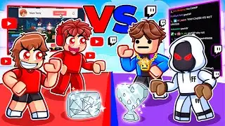 ЮТУБЕРЫ ПРОТИВ СТРИМЕРОВ В Roblox Rivals...