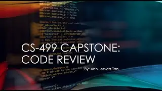 CS-499 Capstone: Code Review