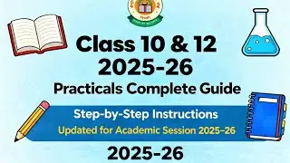 CBSE  XII & X #Practical #SOP 2025 , Internal assessment, #Project Complete guide #cbseclass12 