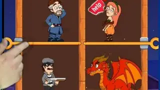 Home pin rescue save girl game (😱hard level gameplay)