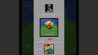 The Golden Dandelion takes the win so far 😭🙏 #meme #shorts #minecraftmeme