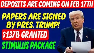 Papers Are Signed! $137B Stimulus Package Granted For Low Income Retirees & Seniors