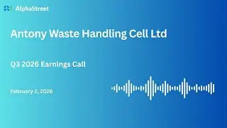 Antony Waste Handling Cell Ltd Q3 FY2025-26 Earnings Conference Call