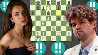 Perfect chess game 22, Magnus Carlsen vs Anna Cramling 22