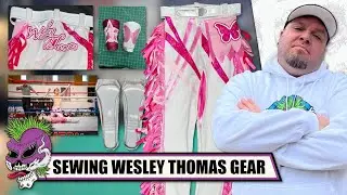 Sewing Kenny Omega Inspired Wrestling Gear (Tights, Kick Pads, Knee Pads, Elbow pads)