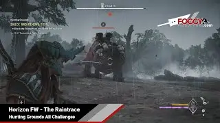 Horizon Forbidden West - Hunting Grounds: The Raintrace All Challenges 3 Stripes (Normal)