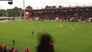 Simon Francis Rocket Free Kick Goal Vs Tranmere Rovers