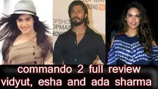 Commando 2 Review on first 1st day box office review | vidyut | Essa and Ada shama