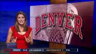 Denver7 Sports Anchor takes on Trevor Baptiste in a faceoff battle