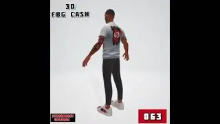 3D Model Of Chicago Rapper FBG Cash