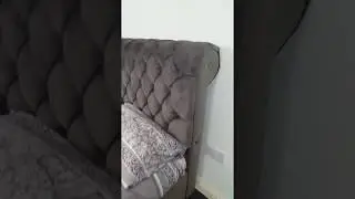 Dark Knight French Velvet Bedstead