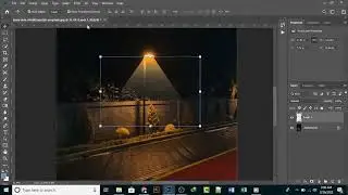 How to add Downlight for a Street Lamp in Photoshop