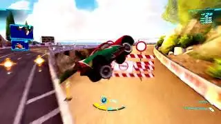 Cars 2 Deluxe | Holiday Hotshot McQueen - 4 Laps
