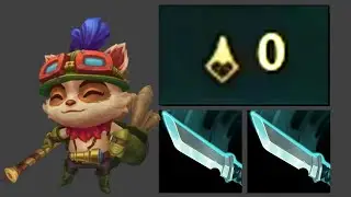 0 CS DOUBLE DAGGER START TEEMO TROLL